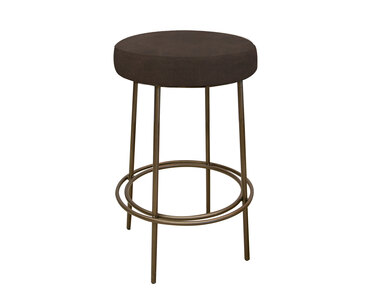 IUP802-STL30-212 Wooden Frame & Metal Base, 30" Stool "Frida"