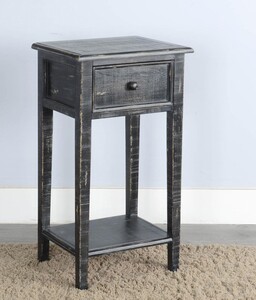 2090BS Black Sand Side Table