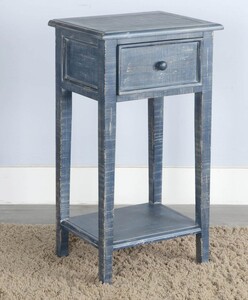 2090OB Ocean Blue Side Table