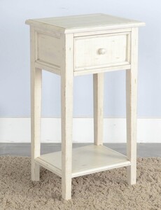 2090WS White Sand Side Table