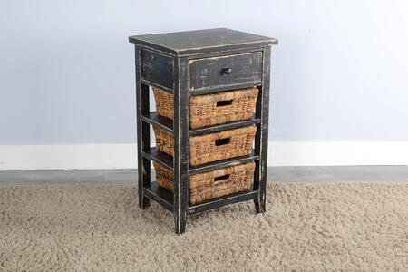 2093BS Black Sand Storage Table