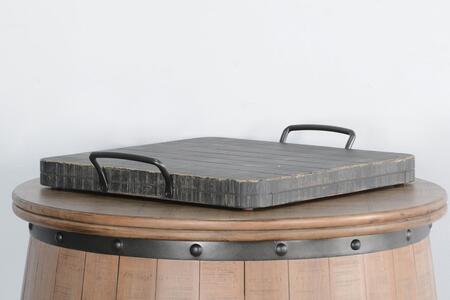 2098BS Black Sand Ottoman Tray