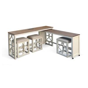 2114MB Nesting Console Table W/ Stools (5Pc/Set)