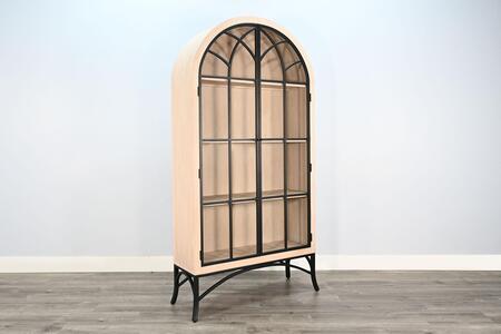 2153BO Ella Cabinet W/ Tempered Glass