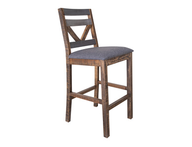 IFD6551BST30 Upholstered Seat 30" Barstool "Loft Gray RC"