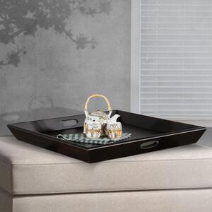 2195BW Black Walnut Ottoman Tray