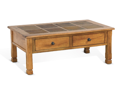 3143RO2-C Sedona Coffee Table W/ Slate Top