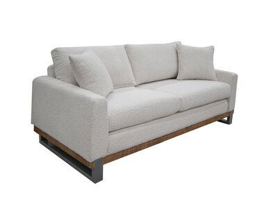 IUP241-LOV-101 Metal & Wood Base, Loveseat "Mita"