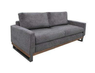 IUP241-LOV-121 Metal & Wood Base, Loveseat "Mita"