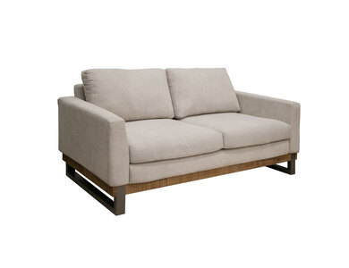 IUP241-LOV-161 Metal & Wood Base, Loveseat "Mita"