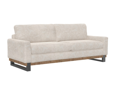 IUP241-SOF-210 Metal & Wood Base, Sofa "Mita"