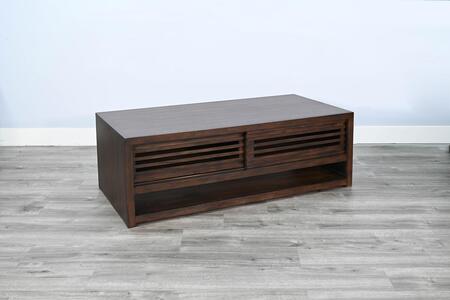 3192CB-C Coffee Table W/ Sliding Doors & Casters