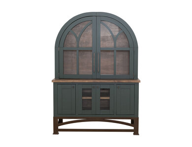 IFD8531HUTGN 6 Door, Hutch "Obsidian"