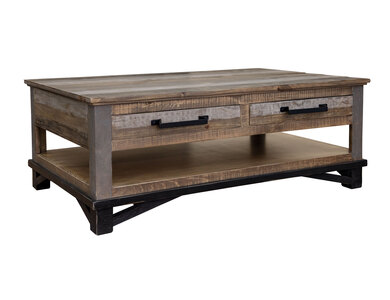 IFD6441CKT 4 Drawer Cocktail Table "Loft Brown"