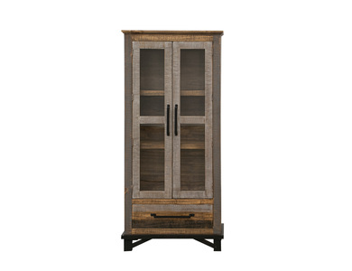 IFD6441CAB 1 Drawer, 2 Doors Cabinet "Loft Brown"