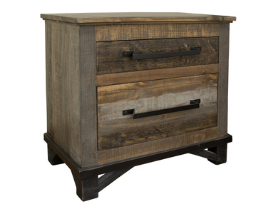 IFD6441NTS 2 Drawer Nightstand "Loft Brown"