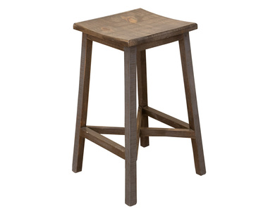 IFD6441STL30 30" Wooden Stool "Loft Brown"