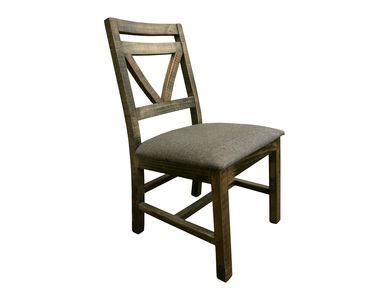 IFD6552CHR Upholstered Seat Wooden Chair "Loft Brown"