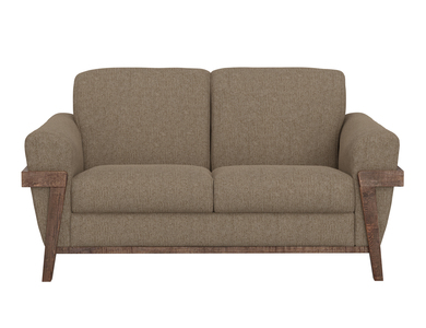 IUP644-LOV-152 Wooden Frame & Base, Loveseat "Loft Brown"