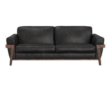 IUP644-SOF-216 Wooden Frame & Base, Sofa "Loft Brown"