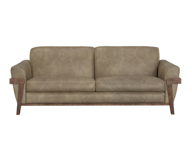 IUP644-SOF-201 Wooden Frame & Base, Sofa "Loft Brown"