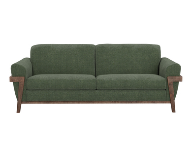 IUP644-SOF-111 Wooden Frame & Base, Sofa "Loft Brown"