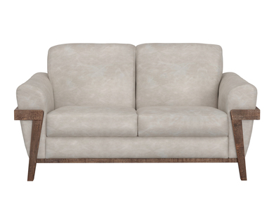 IUP644-LOV-210 Wooden Frame & Base, Loveseat "Loft Brown"