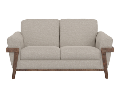 IUP644-LOV-161 Wooden Frame & Base, Loveseat "Loft Brown"