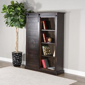 2817CO2 Bookcase W/ Barn Door
