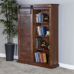 2817DC2 Bookcase W/ Barn Door