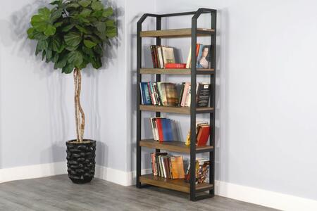 2835BU Bookcase W/ Metal Frame