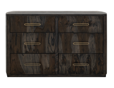 IFD4421DSR 6 Drawer, Dresser "Black Balam"