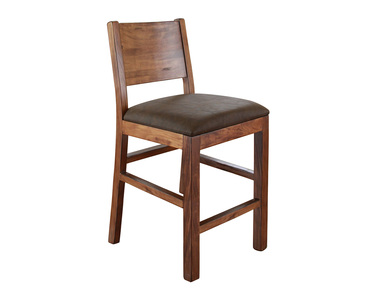 IFD865BS30 Faux Leather Seat 30" Barstool "Parota"