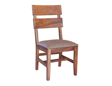 IFD866CHAIR-S Upholstered Seat Chair "Parota"