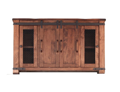 IFD867STAND-60 4 Doors 60" TV Stand "Parota"