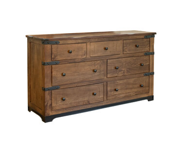 IFD866DSR 7 Drawer Dresser "Parota"