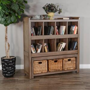 2993BU Storage Bookcase W/ Trundle Bench