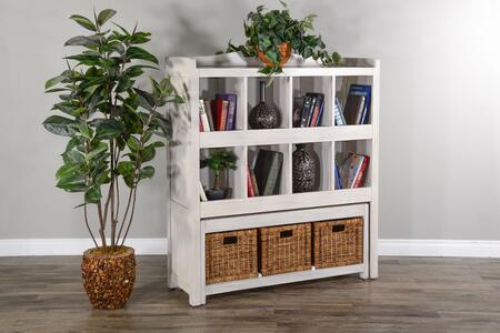 2993MW Storage Bookcase W/ Trundle Bench