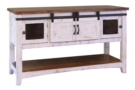 IFD360SOFA-W 2 Sliding Doors 2 Metal Mesh Doors Sofa Table "Pueblo"