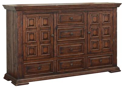 IFD1020DSR 6 Drawer 2 Doors Dresser "Terra"