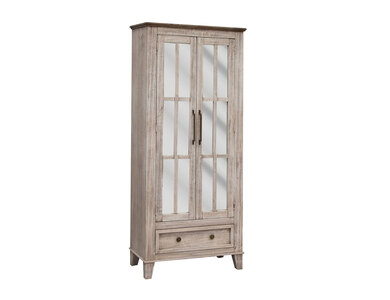 IFD2951CAB 1 Drawer 2 Glass Doors Cabinet "Sahara"