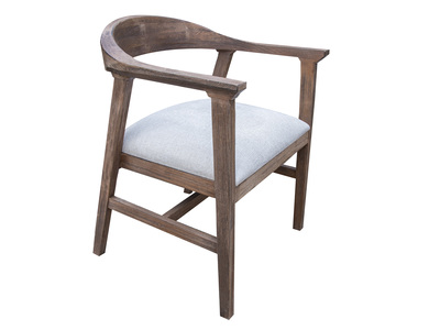 IFD2951CHRBN Upholstered Seat Wooden Chair "Sahara"