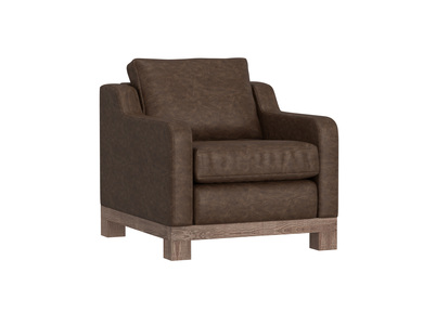 IUP298-ACH-212 Wooden Frame & Base, Armchair "Samba"