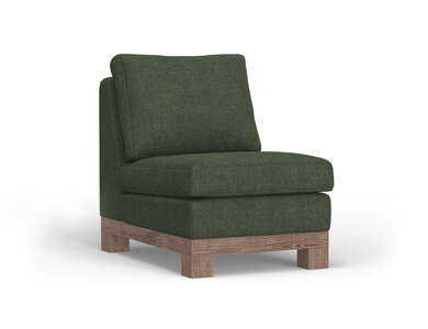 IUP298-ALC-111 Wooden Frame & Base, Armless Chair "Samba"