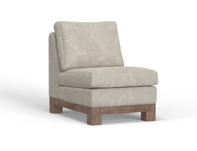 IUP298-ALC-210 Wooden Frame & Base, Armless Chair "Samba"