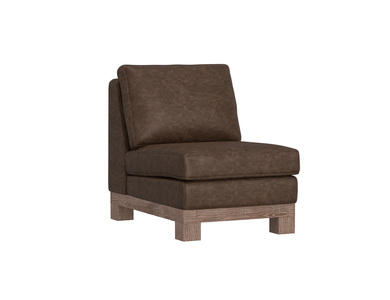 IUP298-ALC-212 Wooden Frame & Base, Armless Chair "Samba"