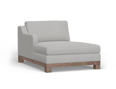 IUP298-CSE-LF-131 Wooden Frame & Base, Sectional Left Chaise "Samba"