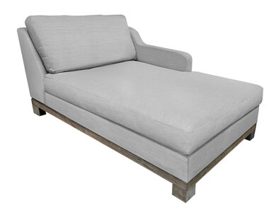 IUP298-CSE-LF-161 Wooden Frame & Base, Sectional Left Chaise "Samba"