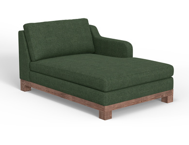 IUP298-CSE-RT-111 Wooden Frame & Base, Sectional Right Chaise "Samba"