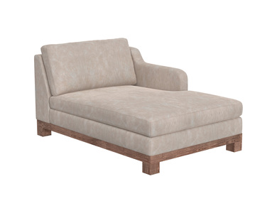 IUP298-CSE-RT-210 Wooden Frame & Base, Sectional Right Chaise "Samba"